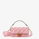 Fendi Baguette Medium Canvas Bag With Embroidery - Image 6