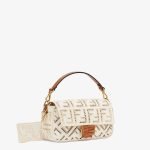Fendi Baguette Medium Canvas Bag With Embroidery - Image 2