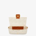 Fendi Baguette Medium Canvas Bag With Embroidery - Image 4