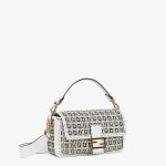 Fendi Baguette Medium Braided Leather Bag - Image 2