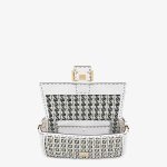 Fendi Baguette Medium Braided Leather Bag - Image 4