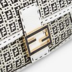Fendi Baguette Medium Braided Leather Bag - Image 5