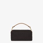Fendi Baguette Medium Cotton Crochet Bag - Image 3