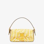 Fendi Baguette 1997 Medium Glazed Canvas Bag