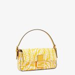 Fendi Baguette 1997 Medium Glazed Canvas Bag - Image 2