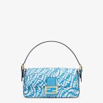 Fendi Baguette 1997 Medium Glazed Canvas Bag - Image 6