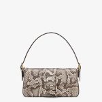 Fendi Baguette 1997 Medium Natural Python Leather Bag