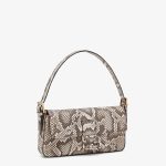 Fendi Baguette 1997 Medium Natural Python Leather Bag - Image 2