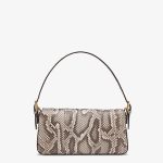 Fendi Baguette 1997 Medium Natural Python Leather Bag - Image 3