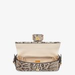 Fendi Baguette 1997 Medium Natural Python Leather Bag - Image 4