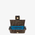 Fendi Baguette 1997 Mini Brown Jacquard FF Vertigo Bag - Image 4