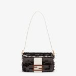 Fendi Baguette 1997 Mini Satin Bag With Sequins