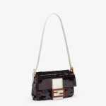 Fendi Baguette 1997 Mini Satin Bag With Sequins - Image 2