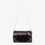 Fendi Baguette 1997 Mini Satin Bag With Sequins - Image 3
