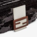 Fendi Baguette 1997 Mini Satin Bag With Sequins - Image 5