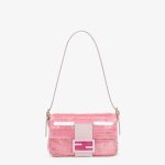 Fendi Baguette 1997 Mini Satin Bag With Sequins - Image 6