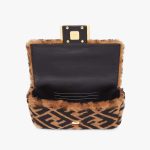 Fendi Baguette Brown Sheepskin Bag - Image 3