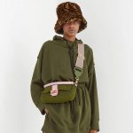 Fendi Baguette Medium Green Cotton Crochet Bag - Image 5