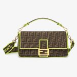 Fendi Baguette Large Roma/Amor Fabric Bag