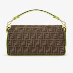 Fendi Baguette Large Roma/Amor Fabric Bag - Image 3
