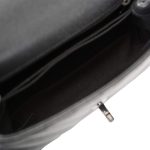 Chanel SO Black Chevron Caviar Mini Coco Handle Flap Bag Black Hardware - Image 8