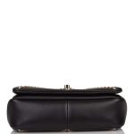 Chanel Entwined Chain Small Flap Bag Black Lambskin Light Gold Hardware - Image 7