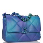 Chanel Tie Dye Quilted Calfskin Medium 19 Flap Bag Rainbow Hardware - Image 4