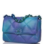 Chanel Tie Dye Quilted Calfskin Medium 19 Flap Bag Rainbow Hardware - Image 5