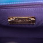 Chanel Tie Dye Quilted Calfskin Medium 19 Flap Bag Rainbow Hardware - Image 9