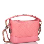 Chanel Gabrielle 20 Hobo Bag Pink Lambskin Mixed Metal Hardware - Image 4