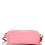 Chanel Gabrielle 20 Hobo Bag Pink Lambskin Mixed Metal Hardware - Image 9