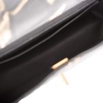 Chanel Mini Rectangular Flap Bag Black and Gold Aged Calfskin Antique Gold Hardware - Image 6