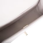 Chanel Medium Boy Bag Gray Quilted Caviar Light Gold Hardware - Image 8