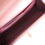 Chanel Plum Metallic Quilted Calfskin Small Boy Bag Antique Gold Hardware - Image 8