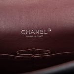 Chanel Maxi Classic Double Flap Bag Black Quilted Caviar Silver Hardware - Image 8