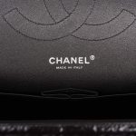 Chanel SO Black Shiny Crumpled Calfskin Jumbo Classic Double Flap Bag Black Hardware - Image 9