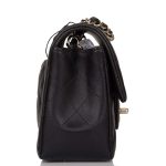 Chanel Mini Rectangular Flap Bag Black Lambskin Light Gold Hardware - Image 6