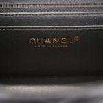 Chanel Mini Rectangular Flap Bag Black Lambskin Light Gold Hardware - Image 8