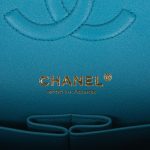 Chanel Yellow Quilted Lambskin Medium Classic Double Flap Bag Rainbow Hardware - Image 8