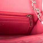 Chanel Pink Quilted Lambskin Rectangular Mini Classic Flap Bag Silver Hardware - Image 8