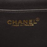 Chanel Vintage Black Quilted Caviar Jumbo Single Flap Bag Gold Hardware - Image 9
