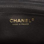 Chanel Rectangular Mini Flap Bag with Top Handle Black Lambskin Antique Gold Hardware - Image 8