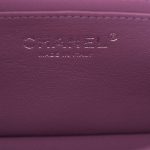 Chanel Mini Rectangular Flap Bag Purple Lambskin Silver Hardware - Image 9