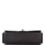 Chanel SO Black Lambskin Quilted Medium Classic Double Flap Bag Black Hardware - Image 7