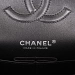 Chanel SO Black Lambskin Quilted Medium Classic Double Flap Bag Black Hardware - Image 9