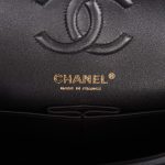Chanel Small Classic Double Flap Bag Black Lambskin Rose Gold Hardware - Image 8