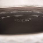 Chanel Mini Rectangular Flap Bag Ruthenium Lambskin Silver Hardware - Image 8