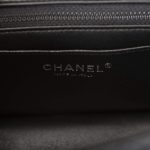 Chanel Mini Rectangular Flap Bag Black Lambskin Light Silver Hardware - Image 9
