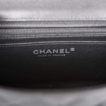 Chanel Mini Rectangular Flap Bag SO Black Lambskin Black Hardware - Image 9