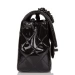 Chanel Mini Rectangular Flap Bag SO Black Patent Black Hardware - Image 5